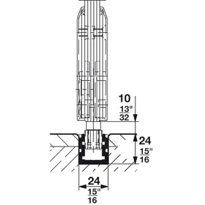 Bộ Các Thành Phần Hawa Junior 160/GP Hafele 941.60.005 – ảnh 3