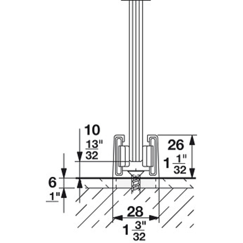 Bộ Các Thành Phần Hawa Junior 160/GP Hafele 941.60.005 – ảnh 4