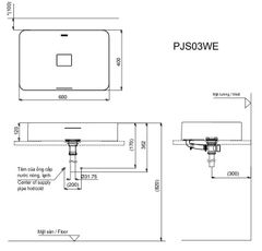 Chậu Rửa Đặt Bàn ToTo PJS03WE#GW ảnh 2