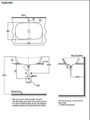 Chậu Rửa Đặt Bàn ToTo PJS07WE#GW ảnh 2