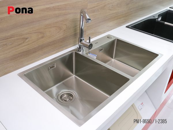 Bồn Rửa Chén 2 Hố INOX304 Pona PNI1-8650 – ảnh 2