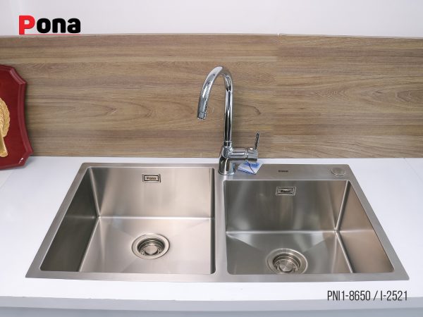 Bồn Rửa Chén 2 Hố INOX304 Pona PNI1-8650 – ảnh 7