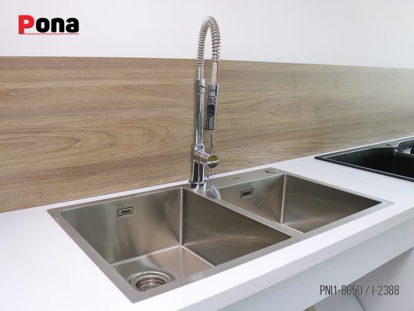 Bồn Rửa Chén 2 Hố INOX304 Pona PNI1-8650 – ảnh 3