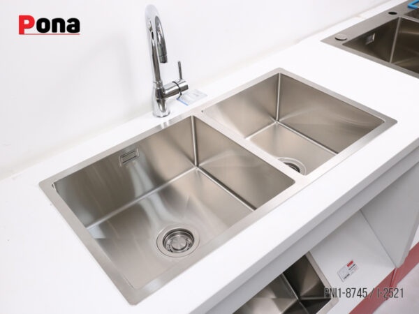 Bồn Rửa Chén 2 Hố INOX304 Pona PNI1-8745 – ảnh 7
