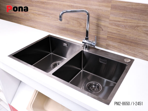 Bồn Rửa Chén 2 Hố INOX304 Pona PNI2-8650 – ảnh 3
