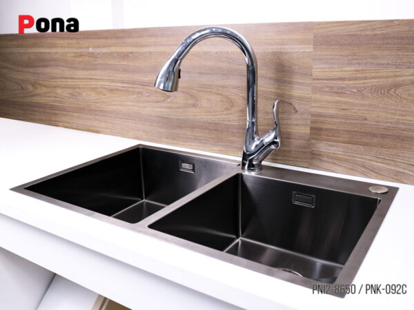Bồn Rửa Chén 2 Hố INOX304 Pona PNI2-8650 – ảnh 5