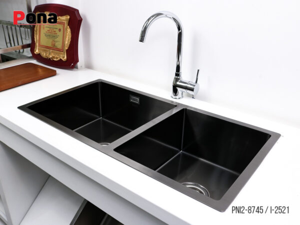 Bồn Rửa Chén 2 Hố INOX304 Pona PNI2-8745 – ảnh 6