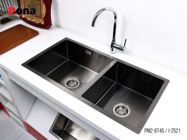 Bồn Rửa Chén 2 Hố INOX304 Pona PNI2-8745 – ảnh 7