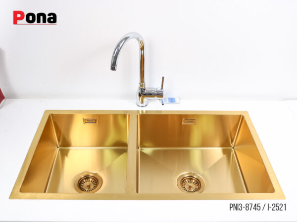 Bồn Rửa Chén 2 Hố INOX304 Pona PNI3-8745 – ảnh 7