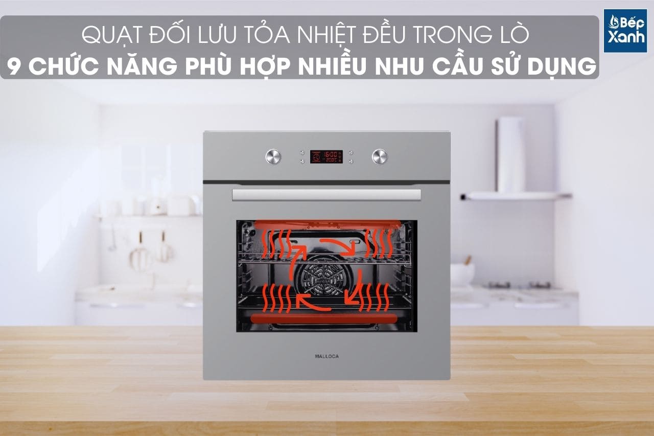 Lò nướng âm tủ Malloca MOV-659 PGR – ảnh 6