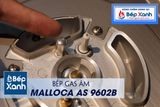 Bếp gas âm 2 vùng nấu Malloca AS 9602B/ Màu đen