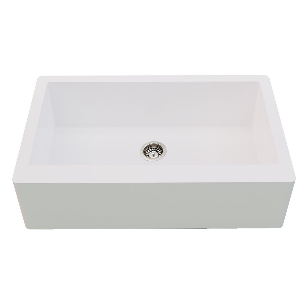 Chậu rửa chén đơn Carysil ReC1 (màu đen, màu trắng) – ảnh 2