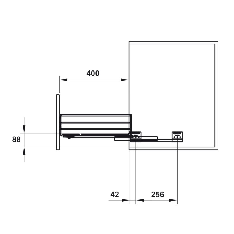 Rổ Đựng Chén Đĩa Cappella 600mm Hafele 549.08.003 – ảnh 6