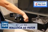 Bếp gas âm 2 vùng nấu Malloca AS 9602B/ Màu đen