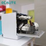 Máy Rửa Chén Mini 8 Bộ Ecalite EDW-SMS6080WH / Màu Trắng Tinh Tế