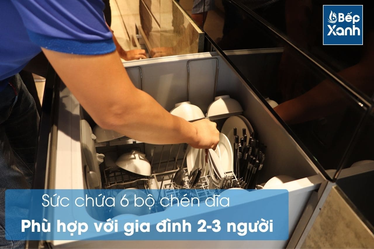Máy rửa chén âm tủ Malloca WQP6 87CP – ảnh 8