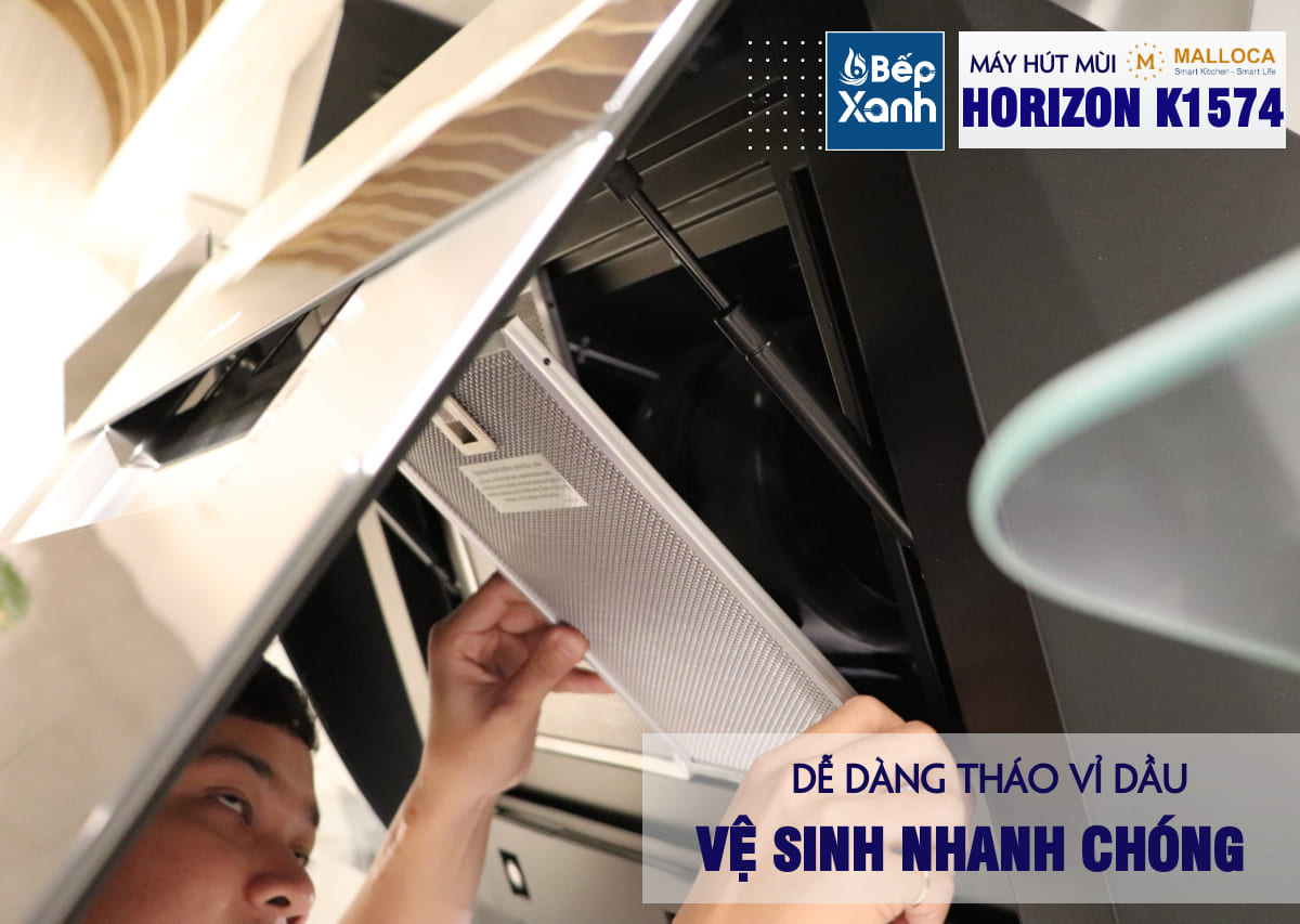 Máy hút mùi áp tường Malloca Horizon K1574 – ảnh 7