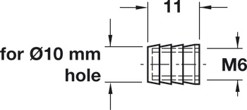 Tắc kê thân ốc liên kết Hafele 039.33.266 – ảnh 4