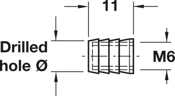 Tắc kê thân ốc liên kết Hafele 039.33.266 – ảnh 5