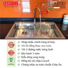 Vòi Rửa Chén Inox Carysil I-2521 ảnh 9