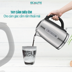 Ấm đun siêu tốc cao cấp Ecalite EK-G1723S (1.7L) ảnh 8