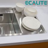Chậu rửa chén 1 hộc lớn Vision Manual Sink Ecalite ESD-8650HS