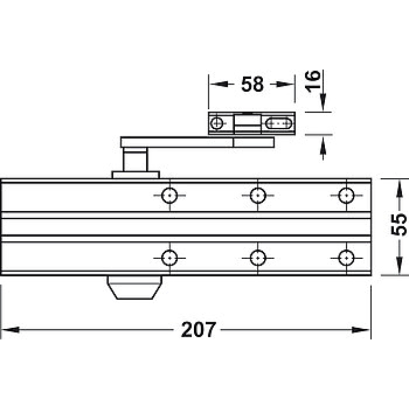 Thiết Bị Đóng Cửa Tự Động Hafele 931.84.639 – ảnh 2