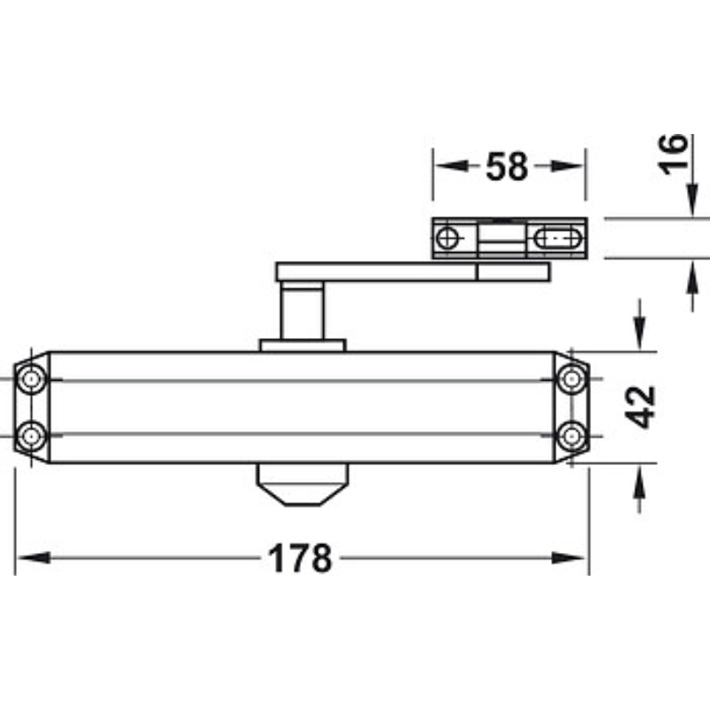 Thiết Bị Đóng Cửa Tự Động Hafele 931.84.659 – ảnh 2