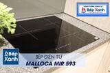 Bếp điện từ 3 vùng nấu Malloca MIR 593 / 2 Vùng từ 1 vùng điện, nhập khẩu Tây Ban Nha, kính Schott Ceran