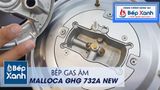 Bếp gas âm 2 vùng nấu Malloca GHG 732A NEW/ Màu đen