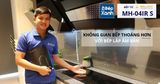 Bếp điện từ 4 vùng nấu Malloca MH-04IR S / 2 Vùng từ 2 vùng điện, kính Eurokera