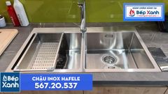 Chậu inox Hafele HS20-SSN2S90 / 2 Hộc bằng nhau, Mã số 567.20.537 ảnh 9