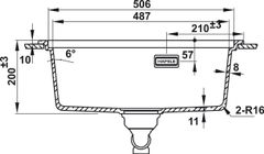 Chậu đá HS22-GEN1S60M Hafele 577.25.520 ảnh 5