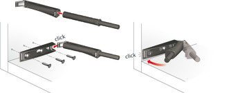 Đế cho nêm nhấn loại dài màu đen Hafele 356.12.327 – ảnh 3