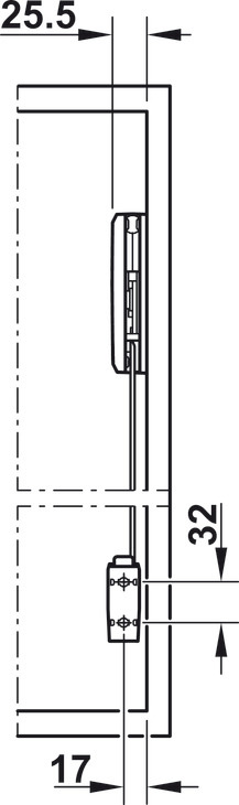 Tay nâng đôi Free fold short Hafele 493.05.734 – ảnh 4