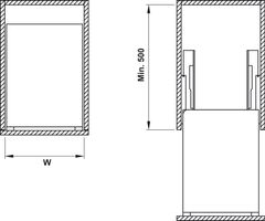Kệ đựng gia vị Sonata 200m Hafele 549.20.031 ảnh 5
