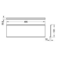 Kệ đa năng Hafele 523.00.310 màu đen ảnh 2