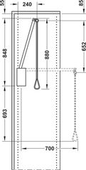 Tay nâng móc áo giảm chấn Hafele 805.11.152 ảnh 8