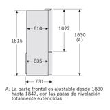  Tủ Lạnh 4 Cánh Bosch KFN96APEAG 
