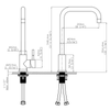 Vòi rửa chén nóng lạnh Ecalite EF-K128S 