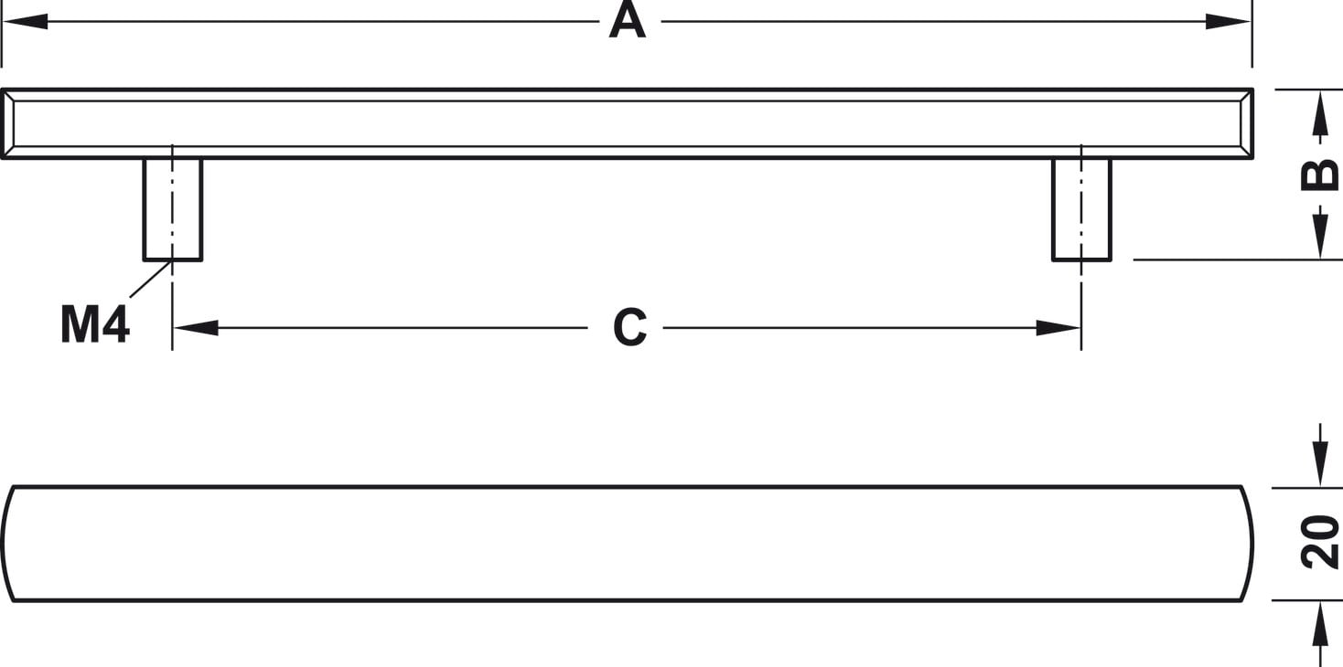 Tay nắm tủ mạ chrome bóng có đế Hafele 110.35.276 – ảnh 3