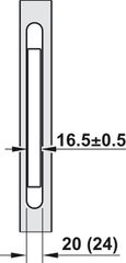 Thân khoá 24mm DT 700/ DT 710 Hefele 917.81.761 ảnh 3
