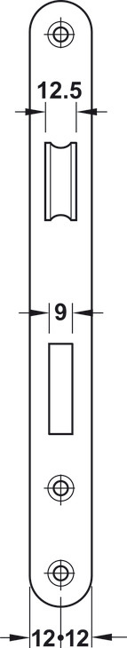 Thân khoá cho phòng tắm Hafele 911.02.158 – ảnh 5