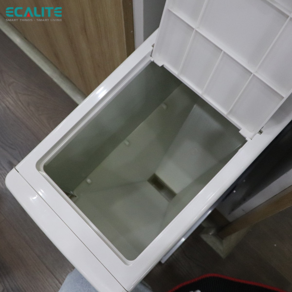 Thùng gạo âm tủ cánh mở, ray trượt giảm chấn Pull-out Ecalite NRC15P – ảnh 4
