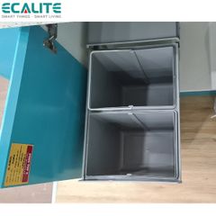 Thùng rác âm tủ Double Dustbin Ecalite EL-DUB20L ảnh 7