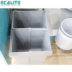 Thùng rác âm tủ Double Dustbin Ecalite EL-DUB20L ảnh 10