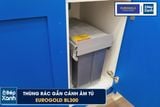  Thùng Rác Gắn Cánh Âm Tủ Ray Giảm Chấn Eurogold BL300 