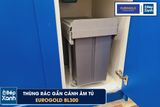 Thùng Rác Gắn Cánh Âm Tủ Ray Giảm Chấn Eurogold BL300 