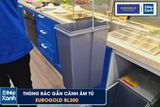  Thùng Rác Gắn Cánh Âm Tủ Ray Giảm Chấn Eurogold BL300 