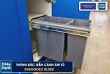  Thùng Rác Gắn Cánh Âm Tủ Ray Giảm Chấn Eurogold BL300 